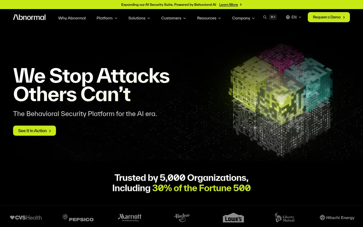 Abnormal AI homepage