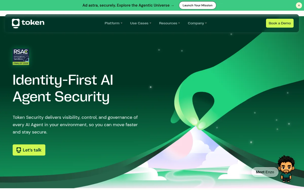 Token Security homepage